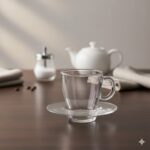 فنجان و نعلبکی آکوا پاشاباغچه کد 95040