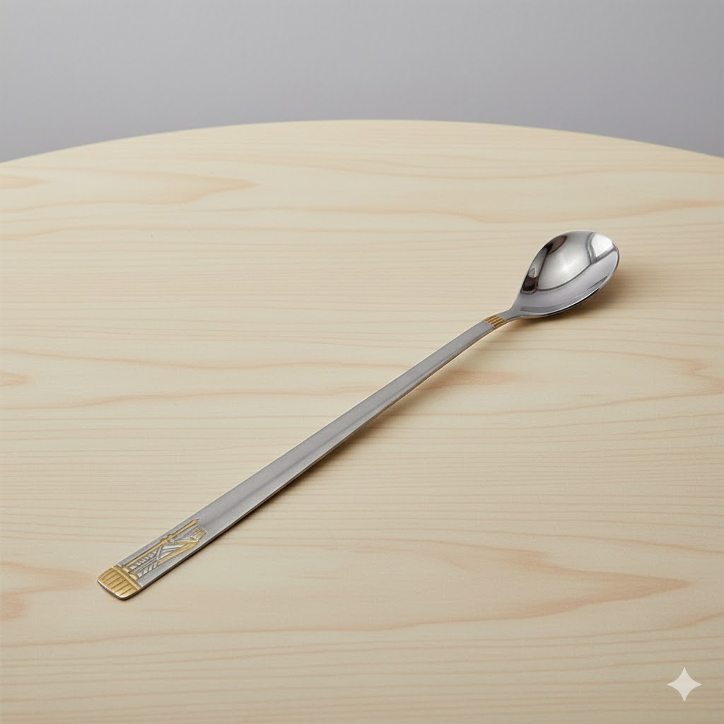 unnamed (11) ست 12 تایی قاشق شربت خوری استیل هخامنشی نیولند - Image 1