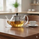 قوری پیرکس طرح ایتالیا 700 سی سی weimei کد 70630