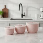 ظروف غذا فریزری سرامیکی گرد فانتزی یونیک کد 2800 - Image 2