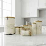 سرویس آشپزخانه 12 پارچه فانتزی مدل پاییز بامبو یونیک 8035 - Image 2