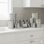 سرویس آشپزخانه 18 پارچه کمر باریک نقره ای یونیک 4591 - Image 2