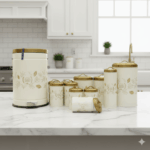 سرویس آشپزخانه 12 پارچه فانتزی مدل پاییز بامبو یونیک 8035