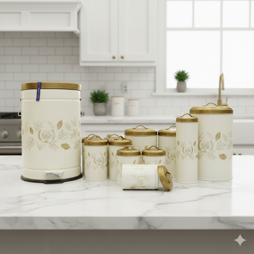 Gemini_Generated_Image_sr8d02sr8d02sr8d سرویس آشپزخانه 12 پارچه فانتزی مدل پاییز بامبو یونیک 8035 - Image 1