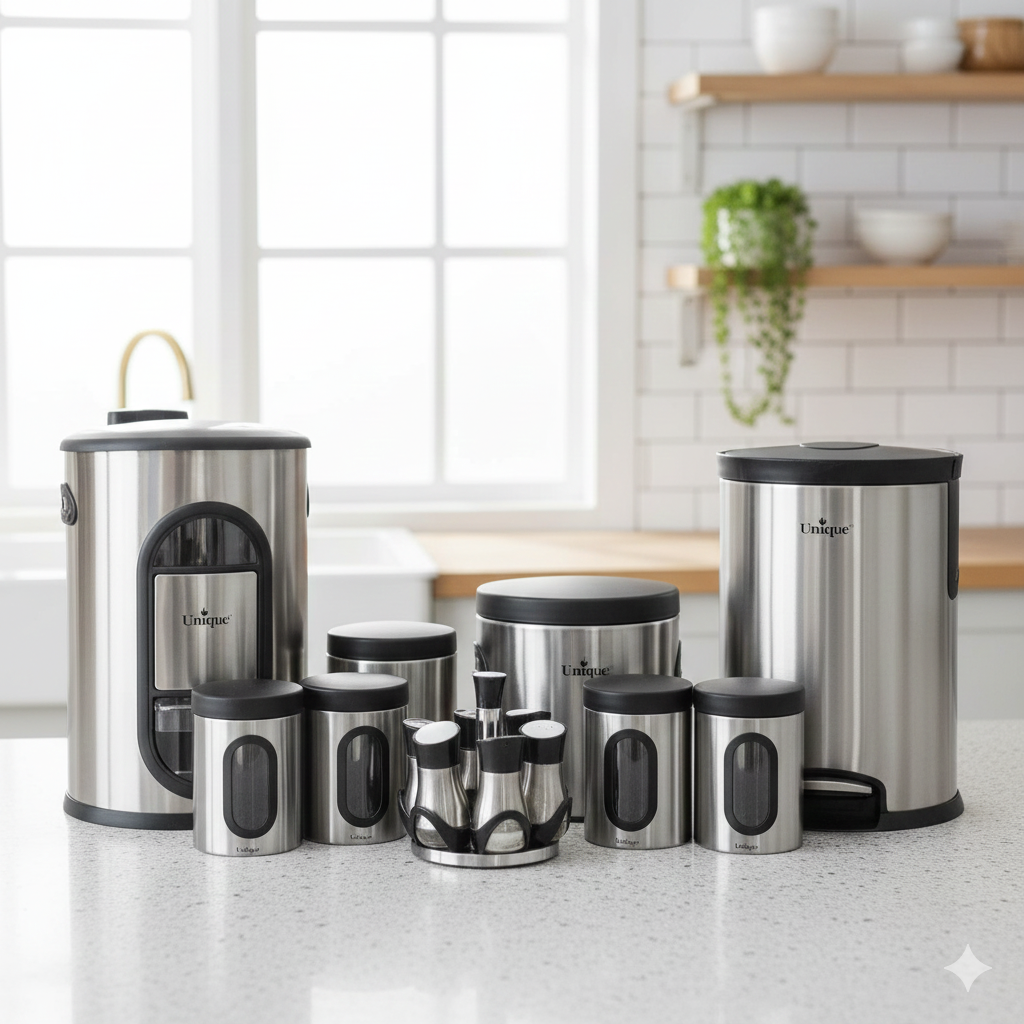 Gemini_Generated_Image_wnxhnpwnxhnpwnxh سرویس آشپزخانه 15 پارچه استیل یونیک 3515 - Image 1