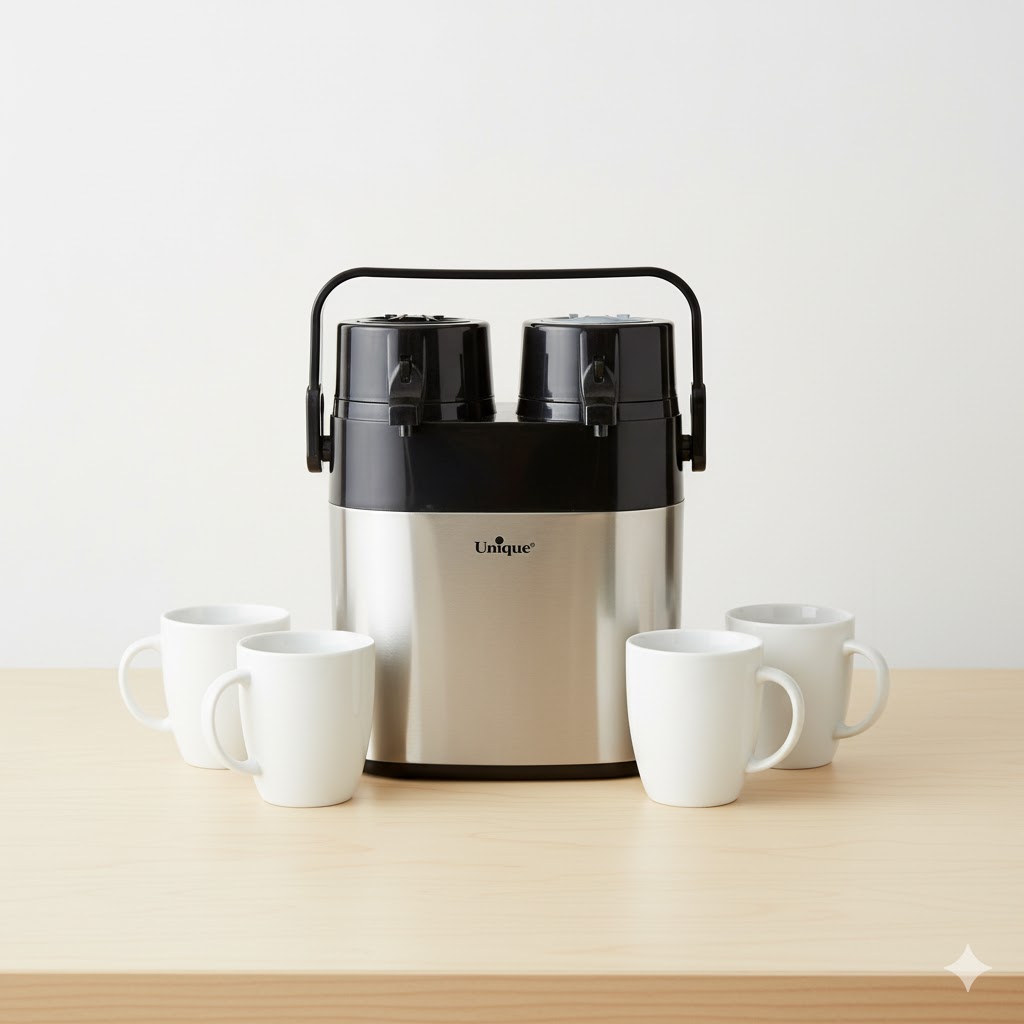 unnamed (7) فلاسک دو قلو 1.3 لیتر صادراتی یونیک کد 9030 - Image 1