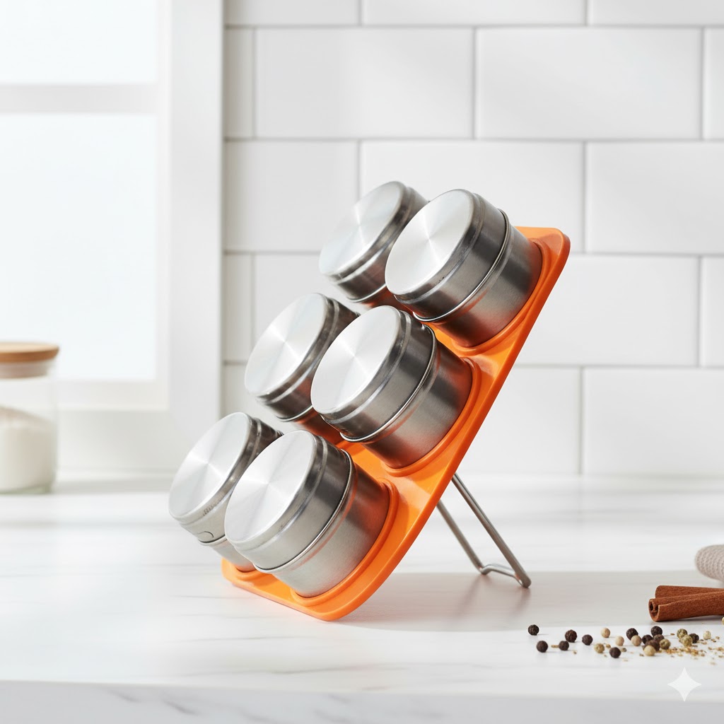 2 ست ادویه 7 پارچه مثلثی یونیک کد 1435 (خارجی درجه1) - Image 2