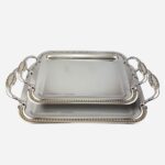 سینی استیل دو تکه نگین دار یونیک کد 3823 (خارجی درجه 1) - Image 5