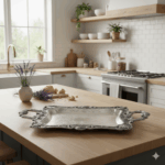 سینی پیوتر بزرگ مینیاتور بوته جغه یونیک کد 1445 (خارجی ضد زنگ)