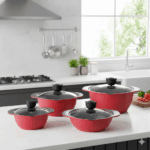 سرویس قابلمه 8 پارچه سرامیکی یونیک کد 8812 (خارجی درجه عالی)