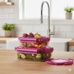 ظرف نگهدارنده فریزری مستطیل لومینارک 021000342 مجموعه سه عددی - Image 2