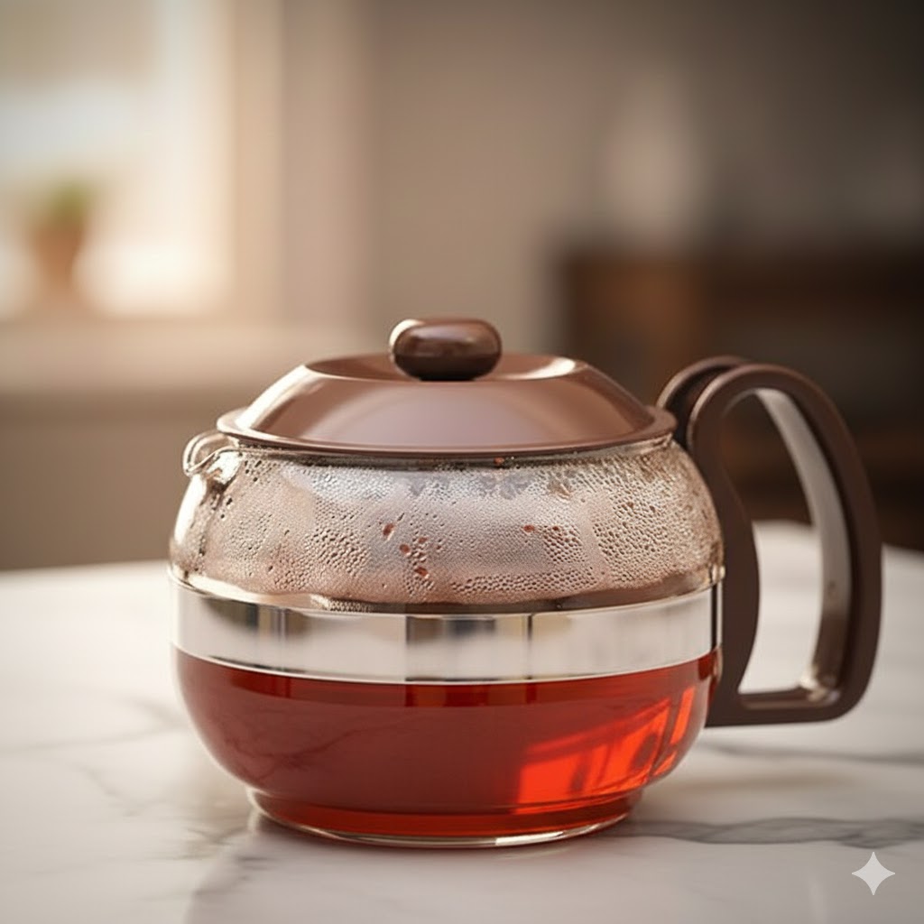 unnamed (16) قوری پیرکس طرح فرانسه سایز متوسط - Image 1