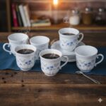 فنجان و نعلبکی آرکوپالرومانتیک لومینارک فرانسه - Image 2