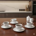 ست فنجان و نعلبکی ویکتوریا لومینارک فرانسه - Image 2