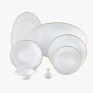 سرویس غذاخوری شهرزاد لومیو 35 پارچه چینی زرین