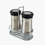 ست جای نمک و فلفل استیل درمشکی یونیک کد 1460 (خارجی درجه1) - Image 7