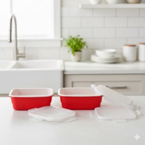 ظروف غذا فریزری سرامیکی مستطیل رنگی یونیک کد 2818 (خارجی دریجه 1) 1 unnamed 3