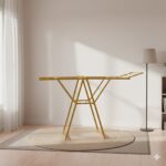 بندرخت آلومینیوم رنگ طلایی یونیک کد 8090