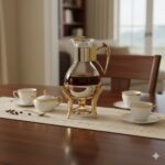 قهوه خوری قایقی طلایی یونیک کد 3863