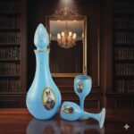 تنگ و جام عباسی پاشاباغچه فیروزه‌ای BEYKOZ - Image 2