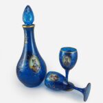 تنگ و جام عباسی پاشاباغچه بزرگ آبی Symphony Decanter - Image 6
