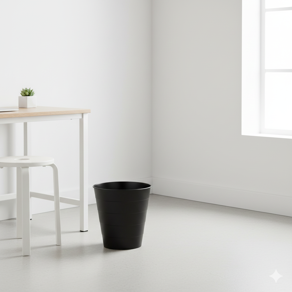 Gemini_Generated_Image_5fz7jf5fz7jf5fz7 سطل مشکی ایکیا IKEA-FNISS - Image 1