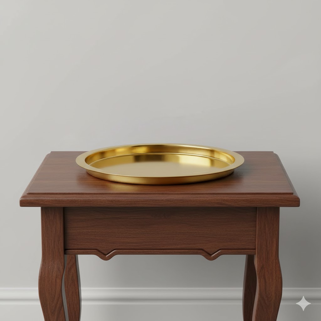 unnamed (22) سینی طلایی ایکیا IKEA-GLATTIS - Image 1