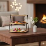 استند سرو دو طبقه بامبو ایکیا IKEA-FULLSPÄCKAD - Image 5