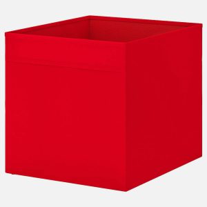 جعبه پارچه‌ای قرمز ایکیا IKEA-DRÖNA