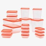 ست ظرف فریزری 17 عددی نارنجی ایکیا IKEA-PRUTA - Image 5