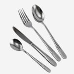 سرویس کیفی 129 پارچه قاشق و چنگال استیل ضخامت 4.5 میل یونیک 5763 (خارجی درجه 1) - Image 9