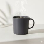 ماگ سرامیکی ایکیا ذغالی IKEA-DINERA - Image 2