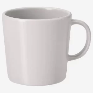 ماگ سرامیکی ایکیا سفید IKEA-DINERA