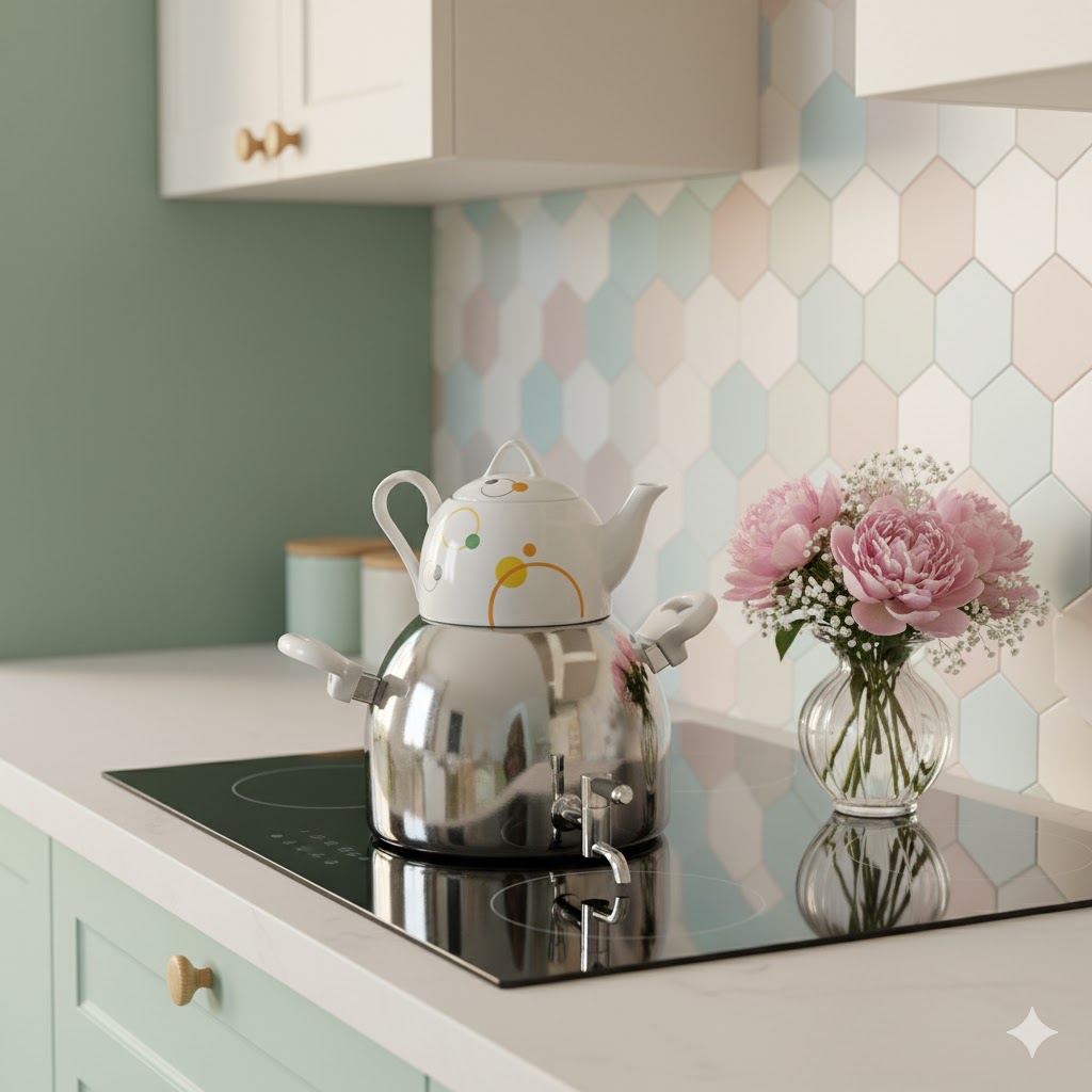 4 قوری و کتری 5 لیتری یونیک کد 7548 - Image 1