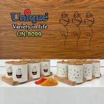 جا ادویه یونیک 8099 درب چوبی - Image 4