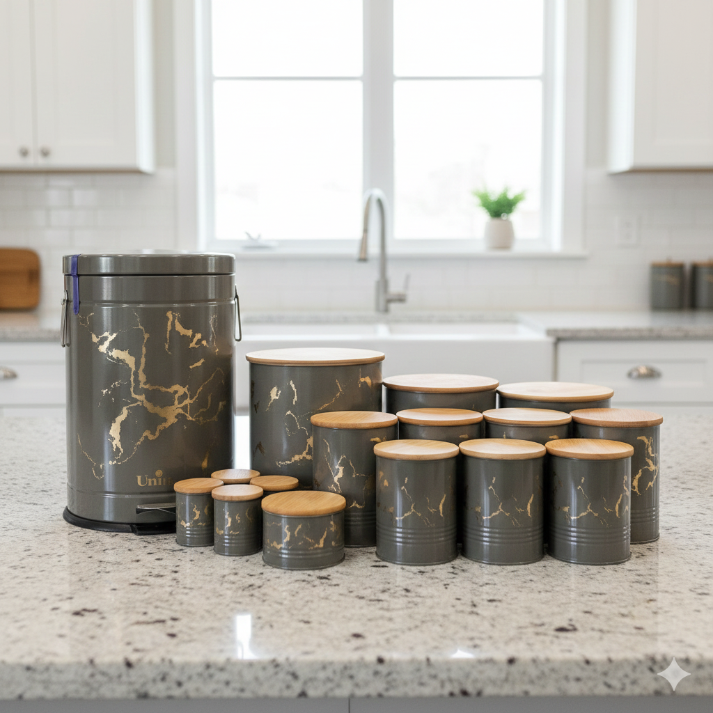 Gemini_Generated_Image_jkw6oljkw6oljkw6 سرویس آشپزخانه 16پارچه یونیک الیزابت ماربل ماشی کد 9089 - Image 1