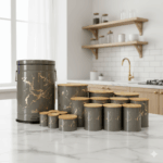 سرویس آشپزخانه 16پارچه یونیک الیزابت ماربل ماشی کد 9089 - Image 2