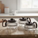 ست 3 سایز قوری پیرکس الکس فرانسه