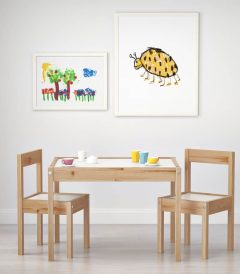 میز و صندلی چوبی کودک ایکیا IKEA LATT 4
