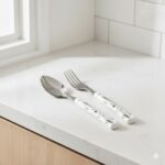 قاشق چنگال دسته سرامیکی یونیک 12 پارچه 5606