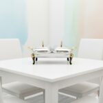 سوفله خوری نگین‌دار طلایی دوقلو یونیک 316