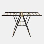 بند رخت آلومینیوم دو بال طلایی مشکی نیوهوم مدل 1015GB - Image 4