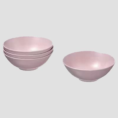 faergklar bowl matt light pink 0985873 pe816853