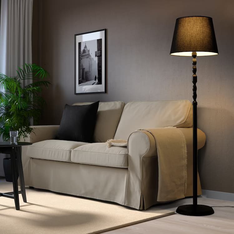 kinnahult floor lamp black ash black 0988769 pe818215 s5