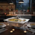 سوفله خوری چینی مستطیل متوسط یونیک کد 8513 - Image 2