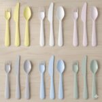سرویس قاشق چنگال رنگی کودک ایکیا IKEA-KALAS