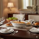 سوفله خوری چینی بیضی بزرگ مدل کلاسیک یونیک کد 8550 - Image 2