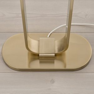 uppvind floor lamp brass plated white 0957414 pe804985 s5
