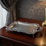 سینی نقش دار پیوتر متوسط یونیک کد 1495 (خارجی ضد زنگ)