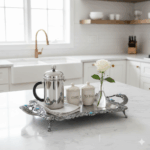 سینی نقش دار پیوتر متوسط یونیک کد 1495 (خارجی ضد زنگ) - Image 2